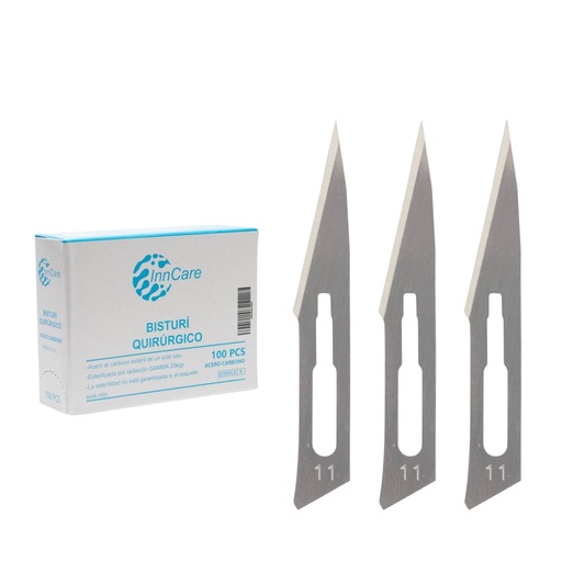 [INN-407] Bisturí #11 sin Mango InnCare