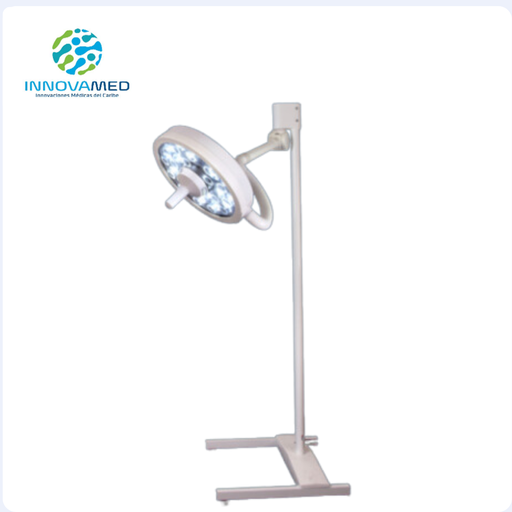 [MI-750] Lámpara Quirúrgica Rodable con Batería un Domo 
