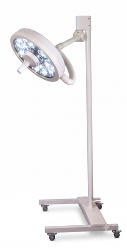 [MI-750] Lámpara Quirúrgica Rodable con Batería un Domo 