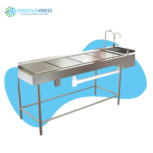 [HL-D163A] Mesa de Autopsia Acero Xuhua