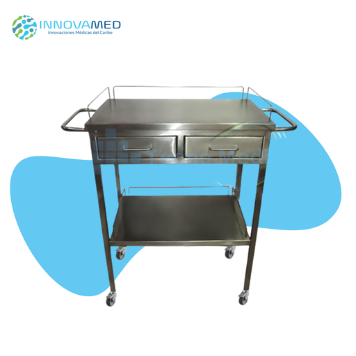 [HL-D445B] Mesa Metalica Rodable Multi-Usos Xuhua