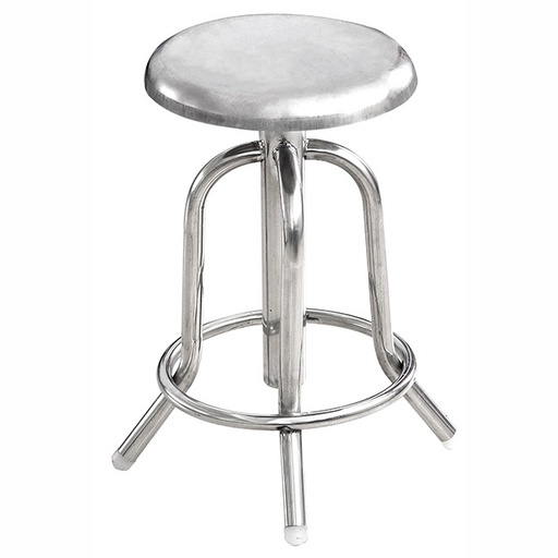 [SKE017-5] Taburete Giratorio De Acero Inoxidable Sin Ruedas InnCare.