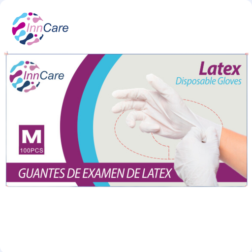 [INN-0009] Guantes de Látex, Talla M InnCare