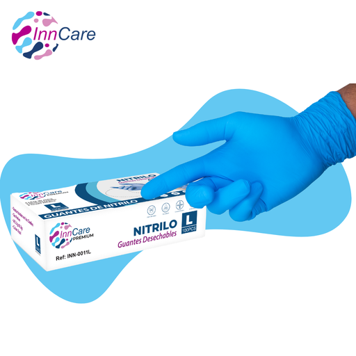 Guantes de Nitrilo Azul InnCare Premium