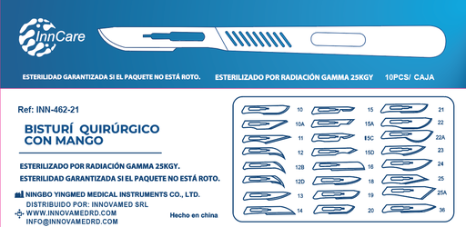 Bisturi con Mango InnCare