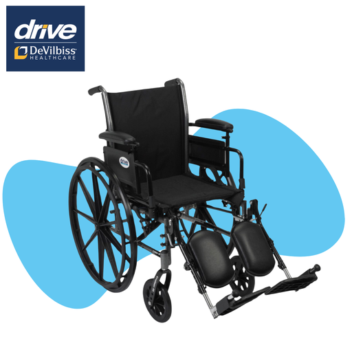 [K320ADDA-ELR] Silla de Ruedas Acolchada Drive 20