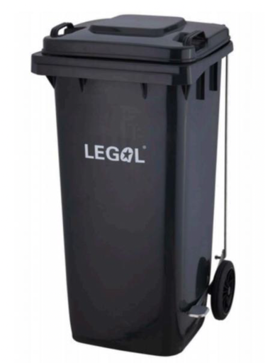 Zafacon Plástico de 240 Litros Tapa y Pedal