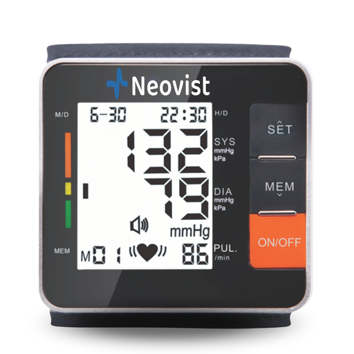 [NV-PG-800A11] Esfigmomanómetro Digital de Muneca LED Neovist  