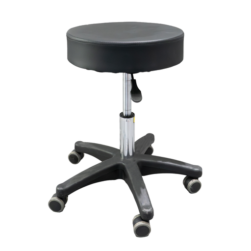 [INN-L091] Taburete Giratorio Acolchado Sin Espaldar con Ruedas  InnCare